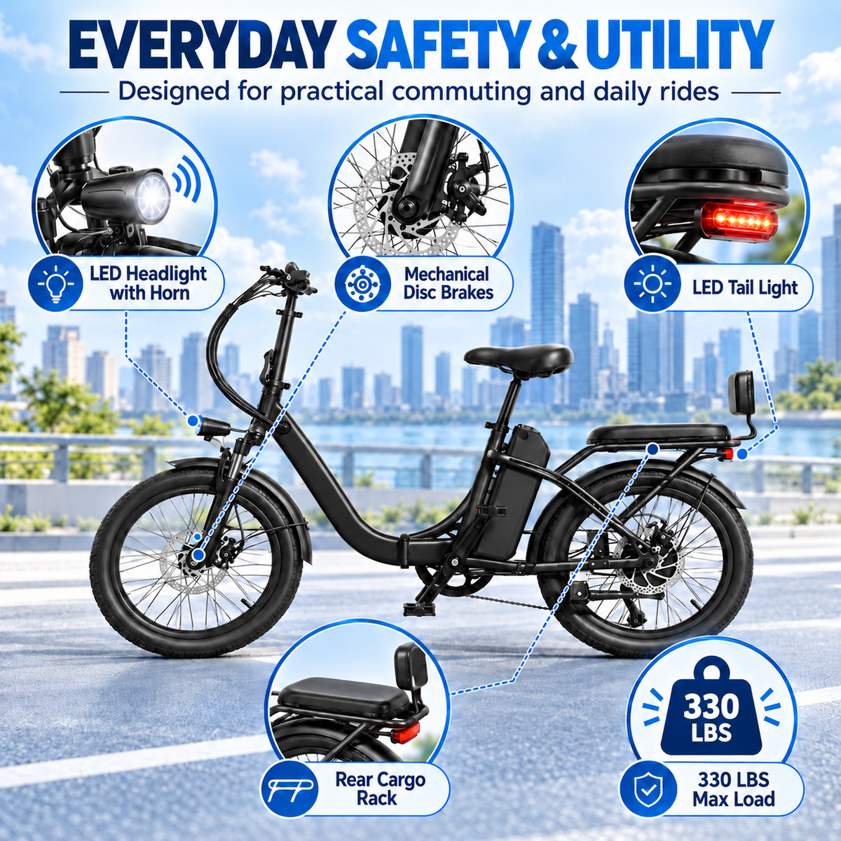 SE 750W Fat tire Ebike for adult