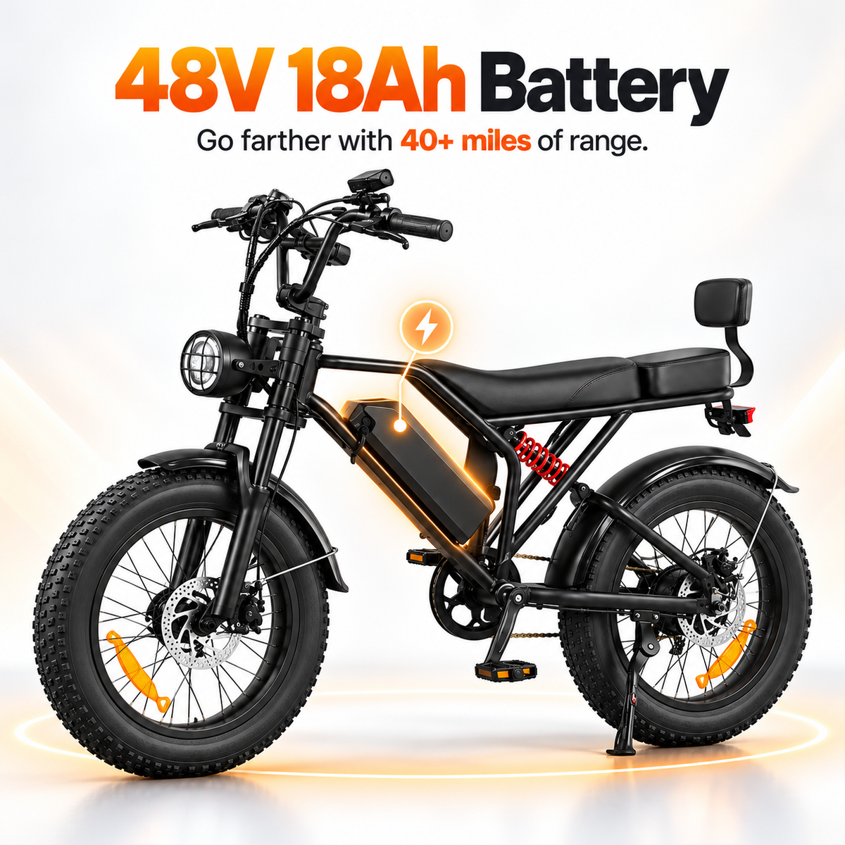 G20 1500w 48V 18AH fat tire mountian Ebike