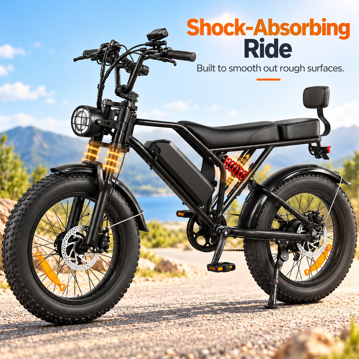 G20 1500w 48V 18AH fat tire mountian Ebike