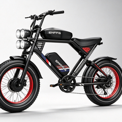 ES2D Electric Fat-Tire E-Bike |1500W*2 motor|48V 45Ah|32Mph|200Miles|20*4.0 inch