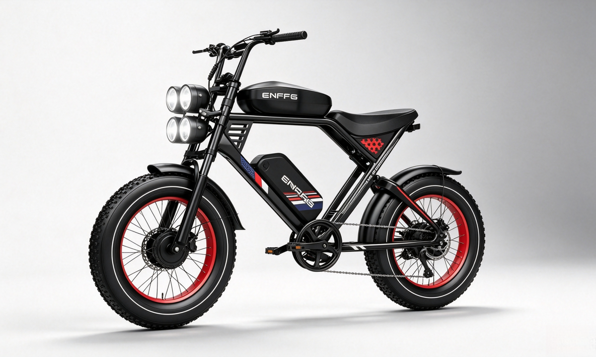 ES2D Electric Fat-Tire E-Bike |1500W*2 motor|48V 45Ah|32Mph|200Miles|20*4.0 inch