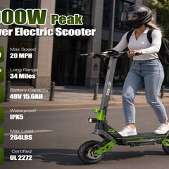 F4 Folding E-Bikes|1000W motor|48V 15.6Ah|20MPH|34Miles|10inch