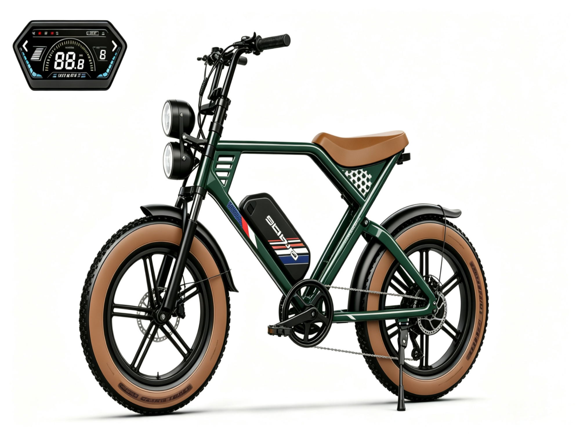 ES2S Electric Fat-Tire E-Bike|1500W motor|48V 22.5AH|100Miles|32MPH|29inch*4.0