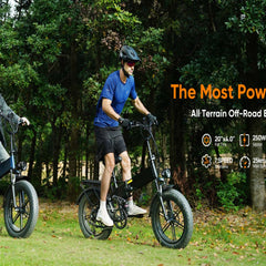 T5 Folding E-Bikes|250W motor|48V 13Ah|20*4.0 inches|25 km/h|80 miles