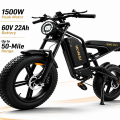 216 Mountain E-Bikes|1500W motor|60V 22Ah|35KM|15.5Mph|2.0×4.0inch|50miles
