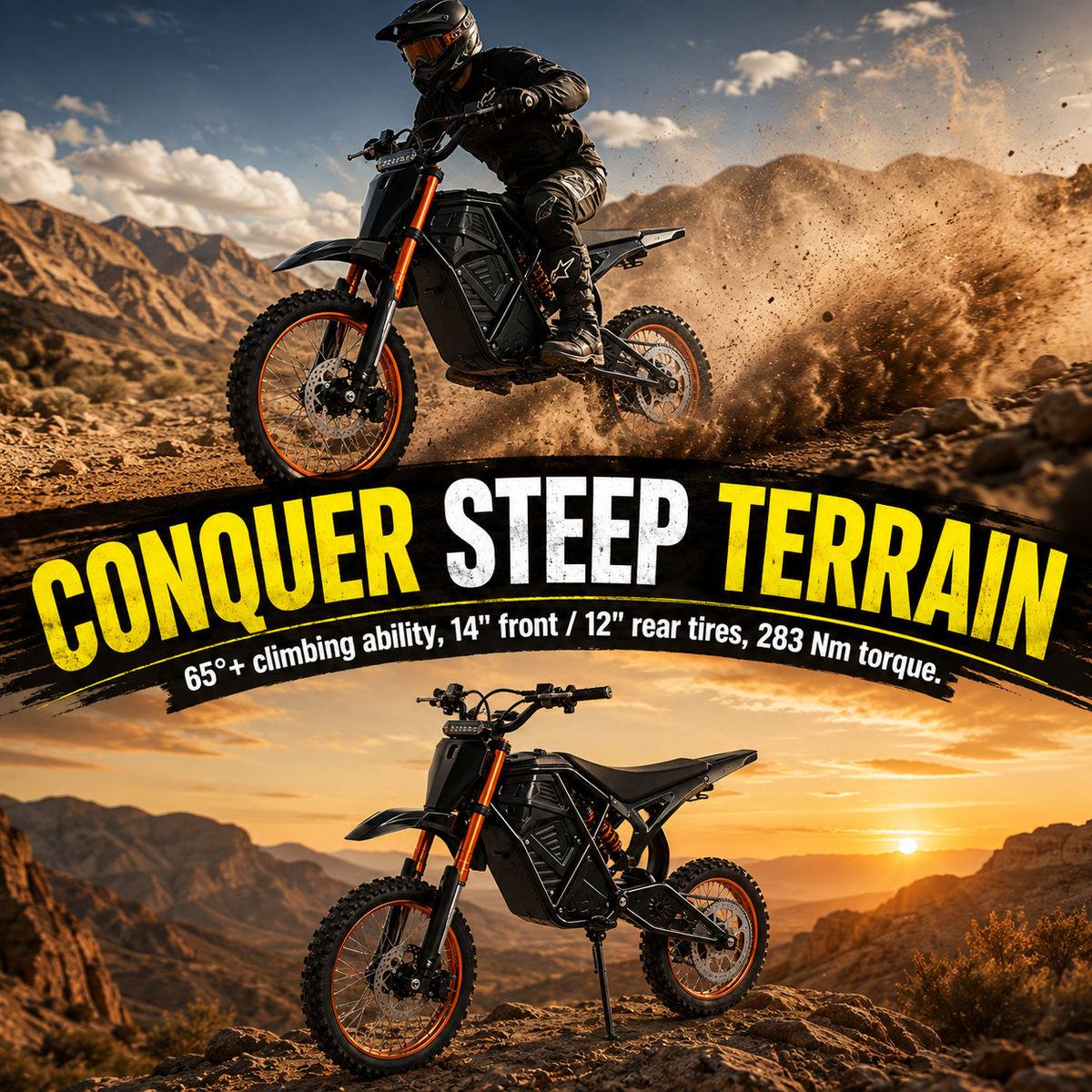 EDB001 Pro 4,000W  Electric Dirt Bike