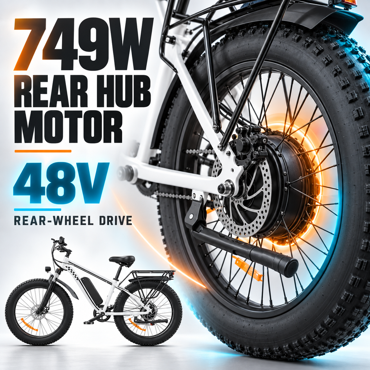 EB26 26inch 750W Fat Mountain Ebike