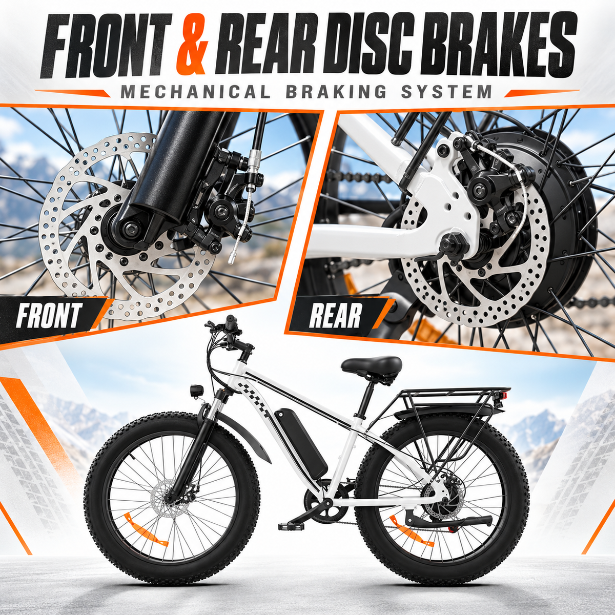 EB26 26inch 750W Fat Mountain Ebike