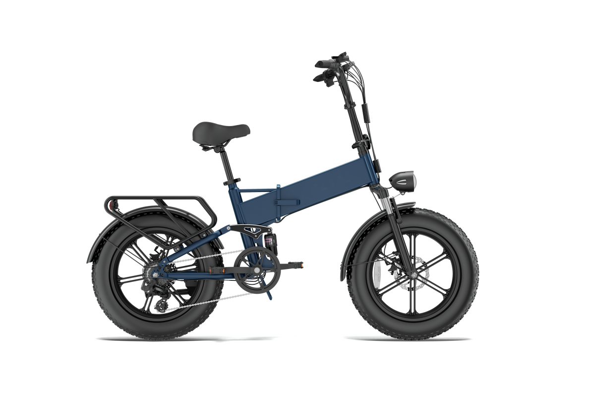 T5 Folding E-Bikes|250W motor|48V 13Ah|20*4.0 inches|25 km/h|80 miles